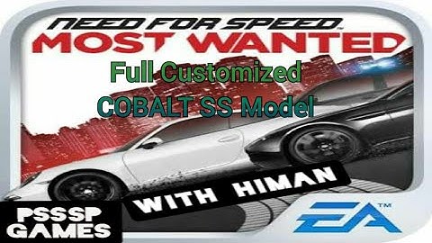 Chevrolet Cobalt SS Full Upgrade in NFS most wanted on PsssP emulator game on Android