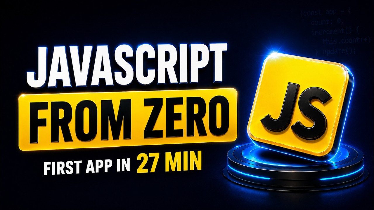 JavaScript Tutorial for Beginners – Build Your First App in 27 Minutes ...