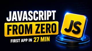 JavaScript Tutorial for Beginners – Build Your First App in 27 Minutes
