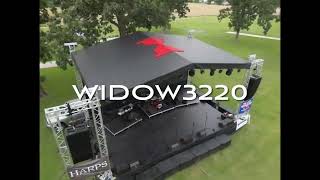Widow 3220 Mobile Stage Setup & Review | APEX 3224 / Stageline SL250 Alternative