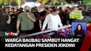 Kunjungan Presiden ke Kota Baubau, Jokowi Beli Kaus di Pasar Malam | Kabar Pagi tvOne