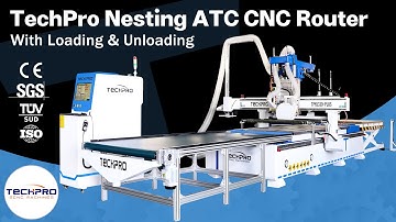 China Nesting CNC Router Machine Centre with Automatic Loading and Unloading for Panel Furniture