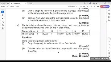 Interpolation /Matrix/equations - Revision Session 1