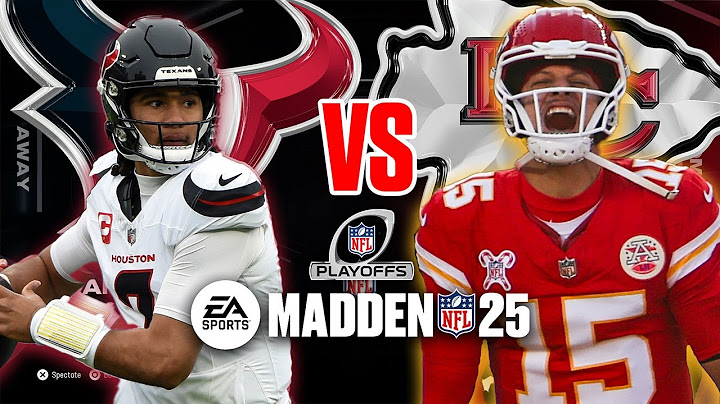 Houston Texans vs. Kansas City Chiefs: NFL Playoffs | MADDEN 25 SIMULATION 🎮