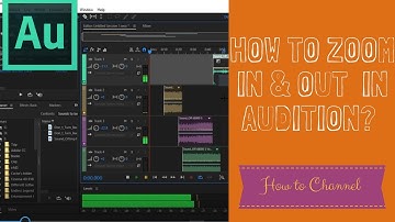 Adobe Audition CC - 36 - How to Use Zoom in & out Options in Audition