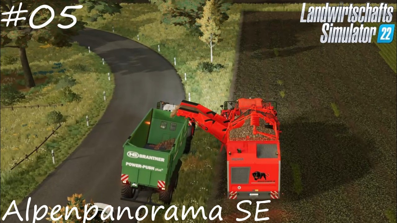 LS22 Timelapse Alpenpanorama SE #05 | Die Zuckerrübenernte