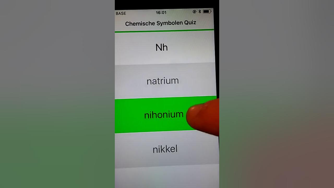 Chemical Symbols Quiz YouTube