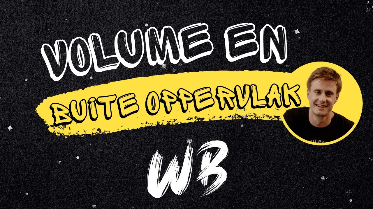 Volume en Buite Oppervlak