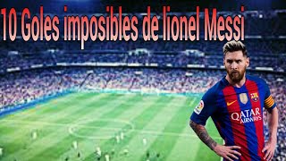 10 Imposibles Goles de Lionel Messi en Entrensmientos