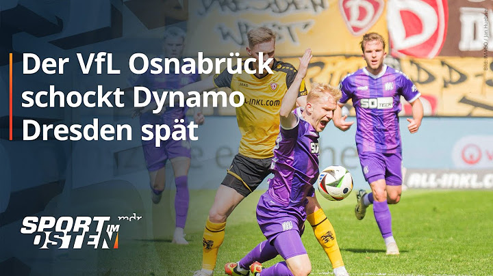 Osnabrück schockt Dynamo Dresden spät | MDR