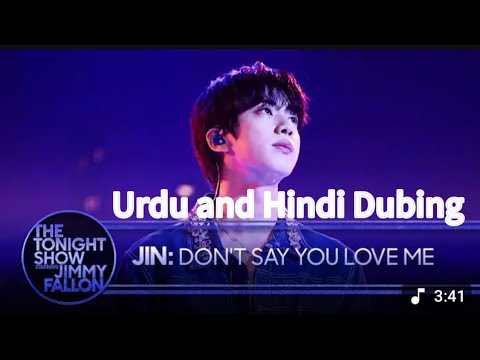 BTS Jin 진 on Jimmy Fallon | 진 “Don't Say You Love Me”