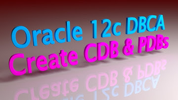 Oracle 12c DBCA Create CDB PDBs
