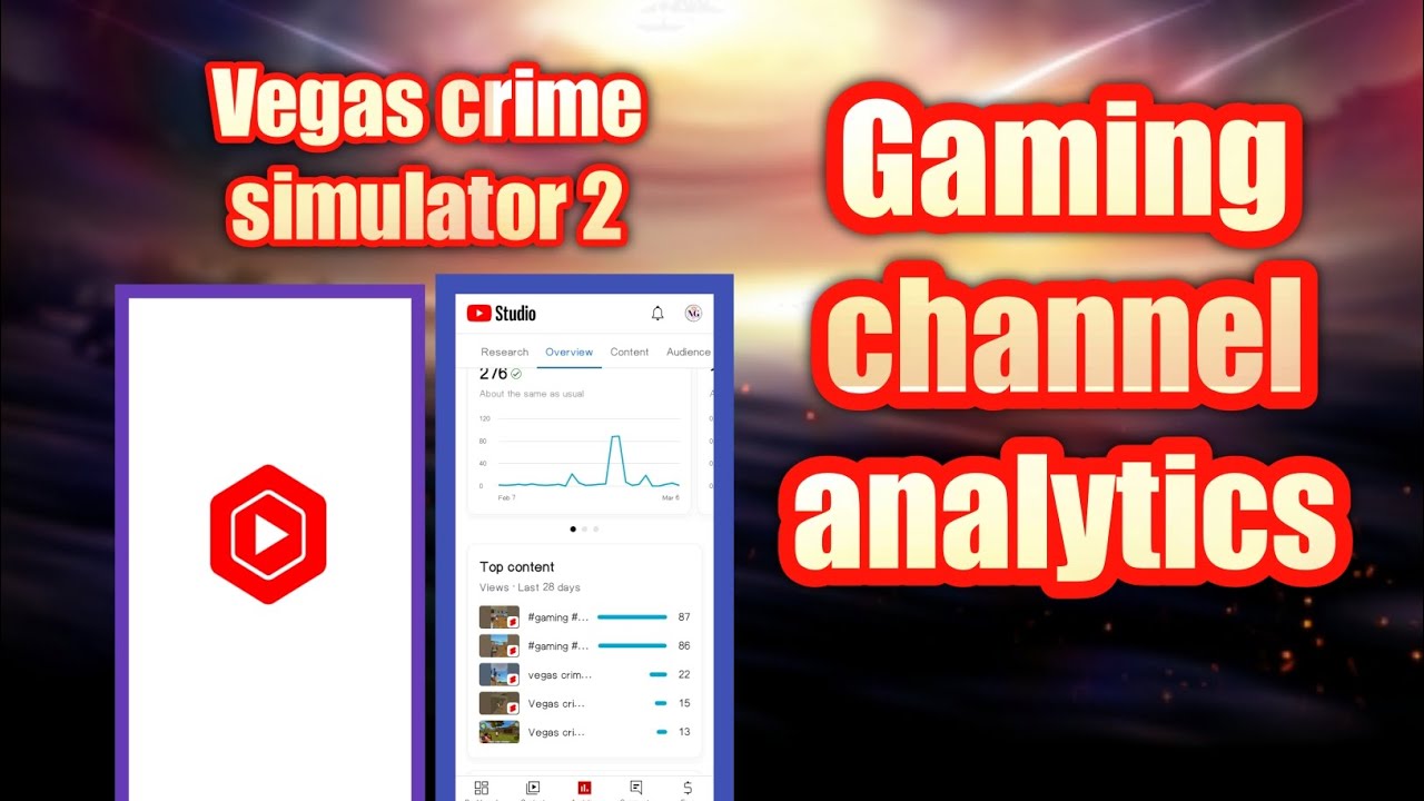 Gaming Channel Analytic of my channel. 