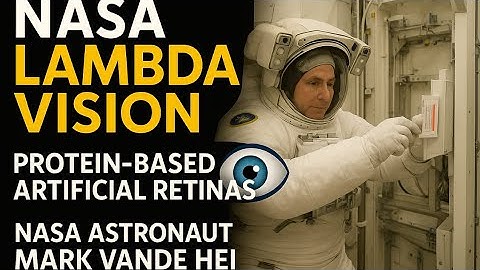🚀 NASA’s LambdaVision Experiment: Mark Vande Hei Installs Protein-Based Artificial Retinas on ISS 🌌
