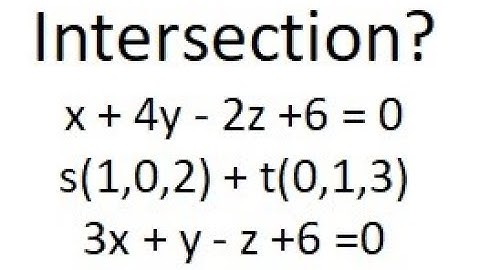Grade 12 Vectors - Intersections of 3 planes (ch 9.4)