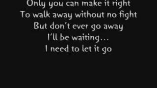 Video thumbnail of "Let It Go by Cavo Lyrics"