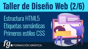 📝 Taller diseño web (2/6): Estructura HTML5, etiquetas semánticas y primeros estilos CSS