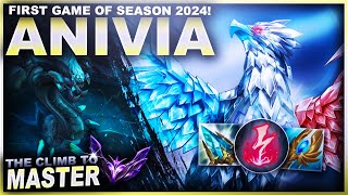 MY FIRST ANIVIA GAME OF SEASON 2024! | League of Legends