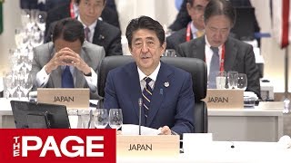 安倍首相がG20開会を宣言「大阪サミットでも美しい調和を実現」（2019年6月28日）