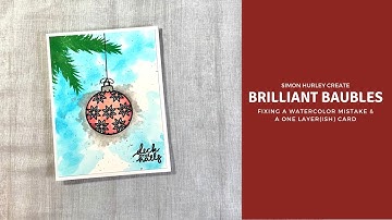 Simon Hurley Create One Layer Christmas Card