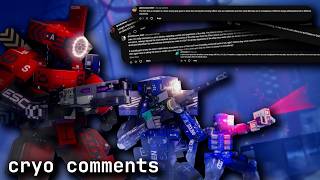 Community Comments and Thoughts on Cryo Archive