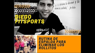 😱😱Rutina de ejercicios para ELIMINAR ROLLITOS de La espalda💪💪💪