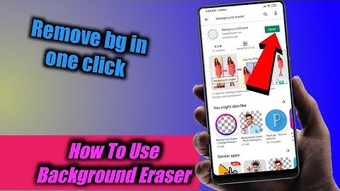 Background Eraser App Kaise Use Kare | Background Eraser App How To Use