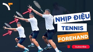 Cách đánh cú tennis thuận tay Forehand chuẩn tennis hiện đại | VNTA Academy