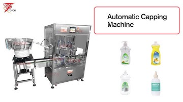 Automatic Spray Bottle Trigger Lotion Pump Bottle Cap Sealing and Capping Machine with Cap Vibrator