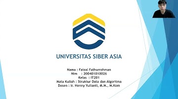 UAS Struktur Data dan Algoritma (Presentasi TREE) UNSIA