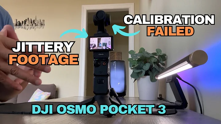 EASY FIX | DJI Osmo Pocket 3 Produce Jittery Footage and or Calibration Failed