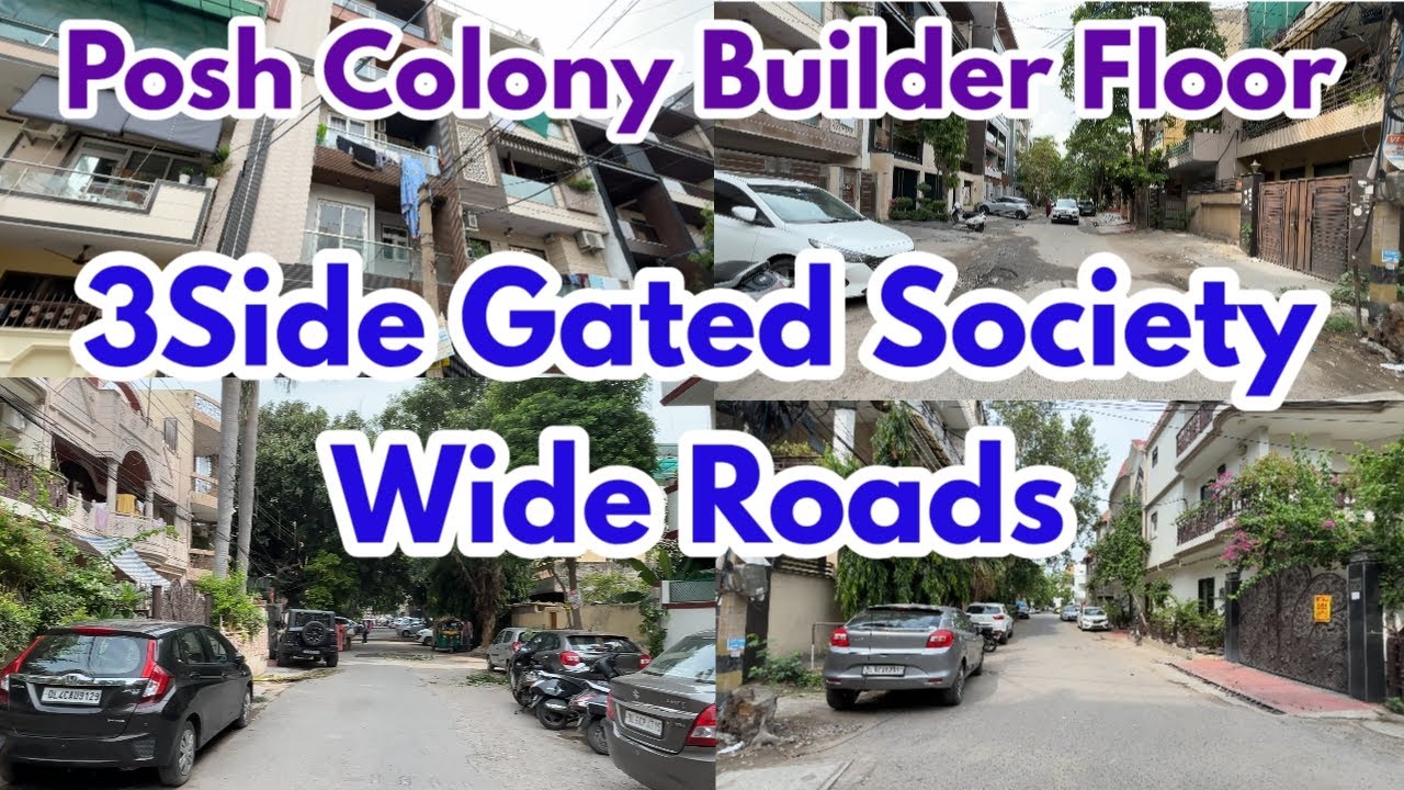 3BHK Builder Floor In Posh Colony Of West Delhi | 200m From Metro | Gated Community Flat On HomeLoan