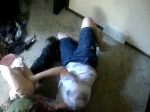 Fat Kid Attacked by Shitzu