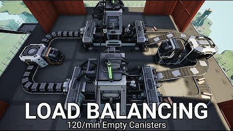 LOAD BALANCED 120/min Empty Canisters - Satisfactory - Update 8