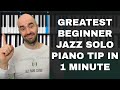 Greatest Beginner Solo Piano Tip in 1 Minute - Ep. 291