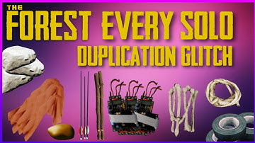 EVERY SOLO DUPLICATION GLITCH |The Forest | PS4