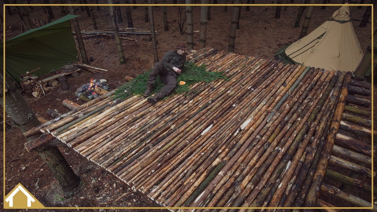 The Timbers Treehouse Camp // Flooring with Camp Cooking