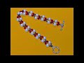 Beads bracelet. Beaded bracelet tutorial. Diy bracelet easy pattern