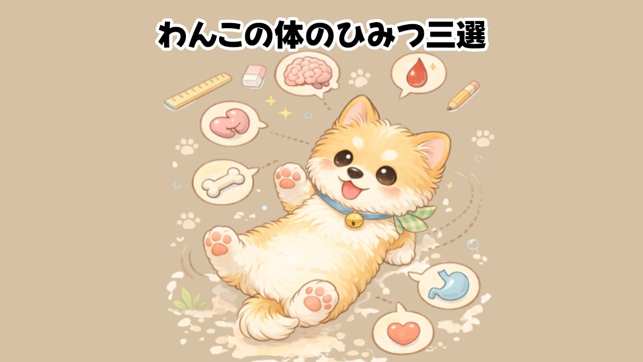 わんこの体のひみつ3選【犬の雑学】