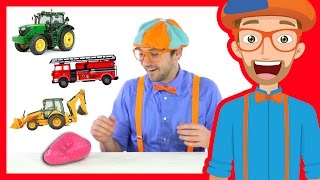 Learn Vehicles for Children with Blippi | Magical Moon Rock