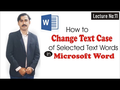 Microsoft Word|How to change text style|Increase & Decrease the Sizing of Selected Text in MS