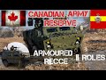 Canadian Army Reserve || Armoured Reconnaissance || Roles