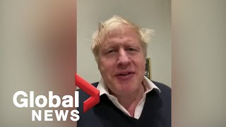 Coronavirus: UK's Boris Johnson in isolation after contact, but says he's "fit as a butcher's dog"