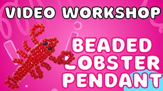 Athlete Statistics How to Make a Beaded Lobster Pendant 🦞 | Easy DIY Jewelry Tutorial
