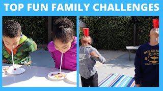 Top Fun Family Challenges To Do At Home (All Ages) | Our Family Vine