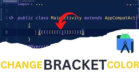 Android Studio Bracket Plugin