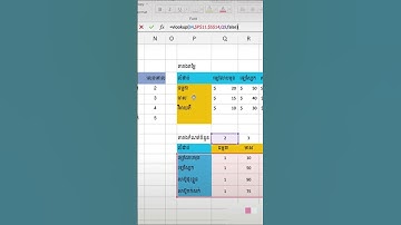 របៀបកាត់ស្តុក #excel #spreadsheetmagic #microsoftexcel #exceltips #spreadsheetsoftware #exceltricks