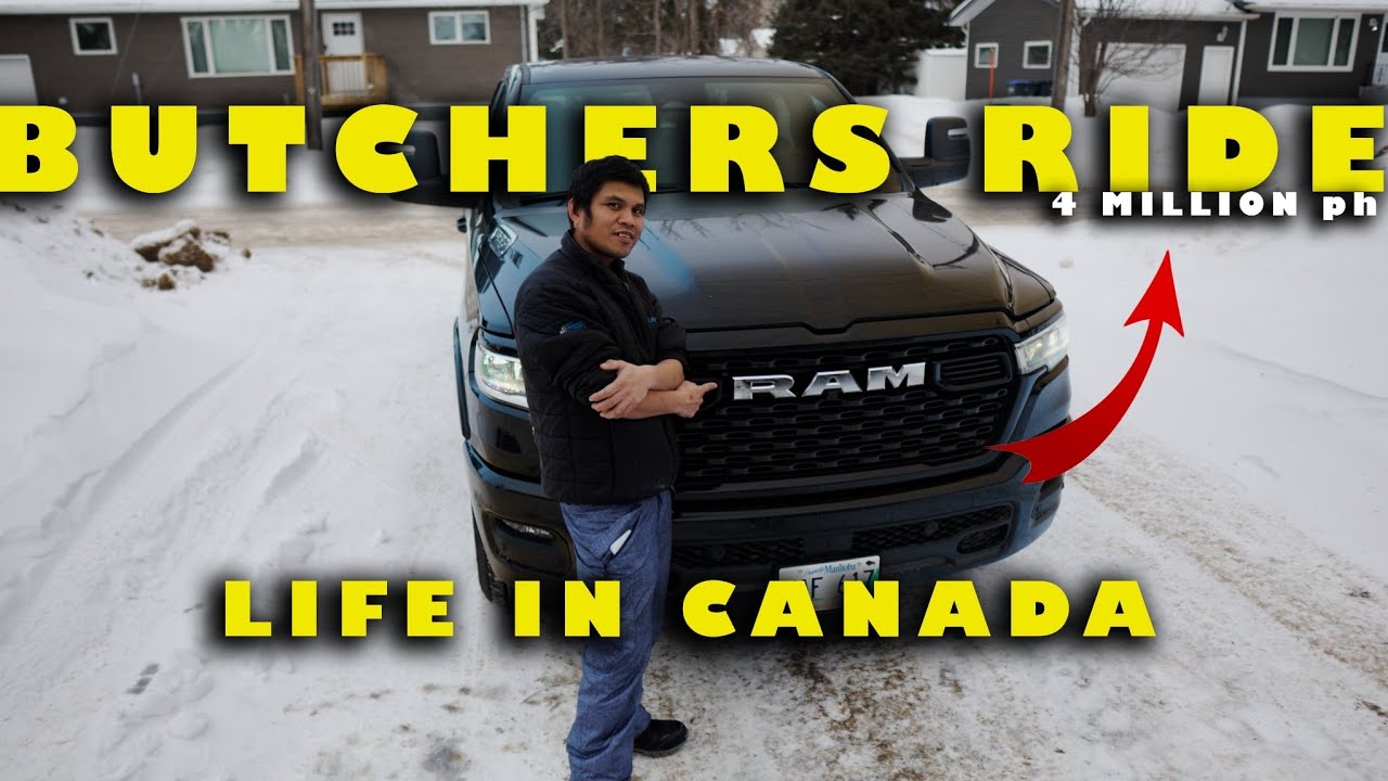 4 MILLION WORTH OR 90K $ RAM 2025 BUTCHERS RIDE #buhaycanada #buhayngpinoysacanada| EmersonicYT