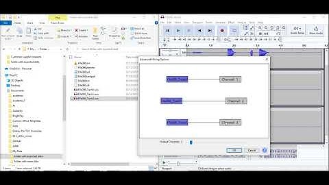 Combining several audio tracks into one .WAV file
