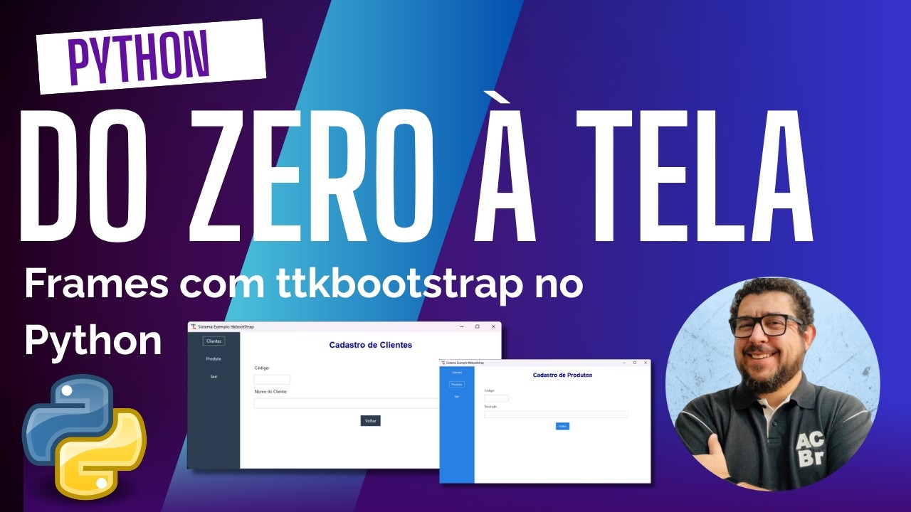 Do zero à tela: Frames com ttkbootstrap no Python - YouTube